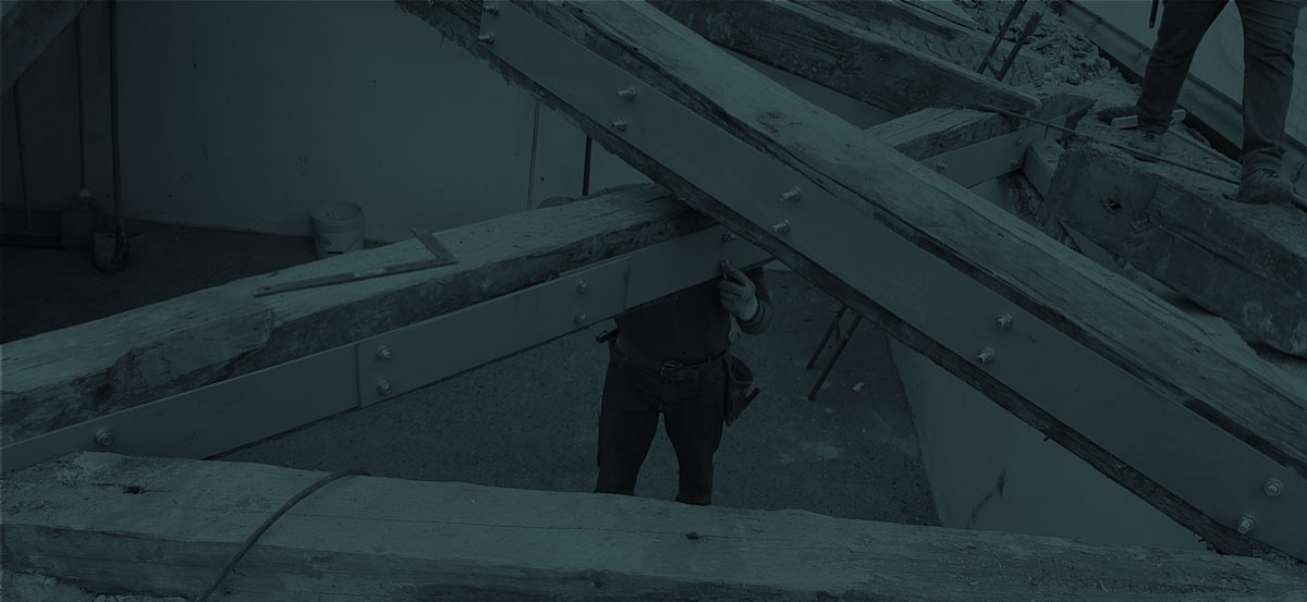 Posa nuove orditure in legno