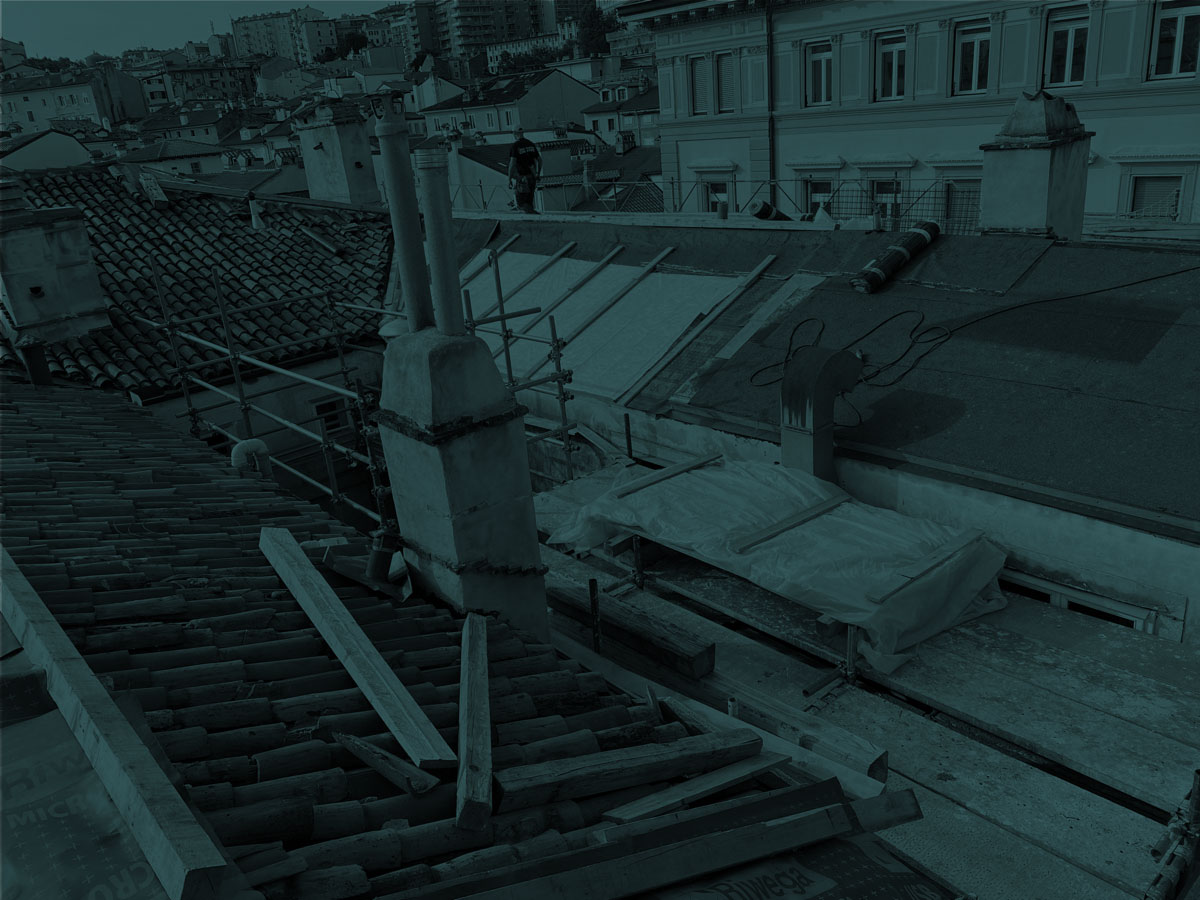 Dettaglio struttura copertura